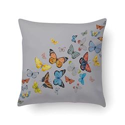 Doge Milano Coussin avec impression numérique, 100% Made in Italy, Coussin de canapé décoratif, amovible et lavable, modèle Madelyn, 40x40x5 cm