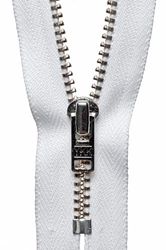YKK Auto Lock Zip, Nr 501 Wit, 20 cm Lengte