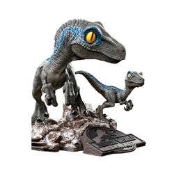 Iron Studios - Minico - Jurassic World: Dominion - Blauw en Beta PVC-beeld