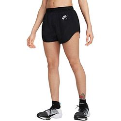 Nike W NK Air DF Short, Pantaloncini Donna, Black/White/Reflective Silv, M