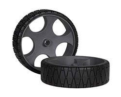 Wilderness Systems 30,5 cm platte wielen, paar - voor zware kajakwagen, zwart