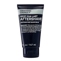 Grooming Lounge Best for Last Aftershave - Soothing After Shave Balm - Instantly Calms Irritated Skin - Refreshing Facial Moisturizer - Ideal for Sensitive Skin - Non-Greasy - Fragrance Free - 5 oz