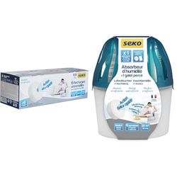 Seko Lot de 6 galets percés 500g Neutre & Absorbeur d'humidité Jungle Medium + 1 galet percé 500g neutre