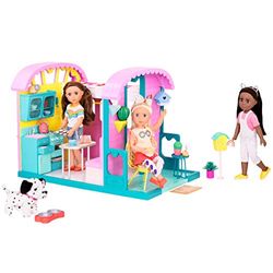 Glitter Girls - Playset casa delle bambole GG con mobili e accessori per la casa - Cucina, forno e patio - Vestiti e accessori per bambole da 35 cm per bambini dai 3 anni+