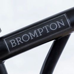 Brompton dekal svart utgåva för svarta ramar klistermärke