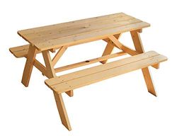 Fun House Picknicktafel van hout voor kinderen, grenen