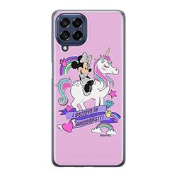ERT GROUP mobiltelefonfodral för Samsung M33 5G originalt och officiellt licensierat Disney mönster Minnie 035 optimalt anpassad till formen på mobiltelefonen, fodral tillverkad av TPU-plast
