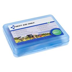 First Aid Only Conjunto de esparadrapos para exteriores/lazer/viagens (20 unidades) | 20 esparadrapos de diferentes tamanhos e formas em caixa de resealable | P-10024