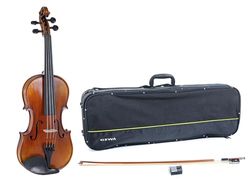 GEWA Maestro 2 Violin Set VL 4 3/4 Ready to Play Including Violin Case, Massaranduba Bow and Larsen Aurora Strings
