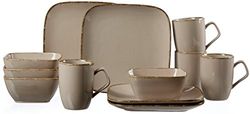 Ritzhoff & Breker brunch- och frukostservis set Casa, 12 delar, Nougat, 38 x 27 x 27 cm