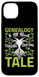 Genealogy Is All About Chasing Your Own Tale Case for iPhone 14 Plus