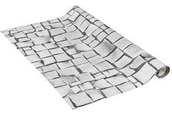 Venilia KF Basic Marmor weiß 45 cm x 1,5 m autocolante mármore decorativo