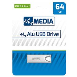 Verbatim Chiavetta USB 3.2 64 GB tipo A My Alu Argento - 64 GB