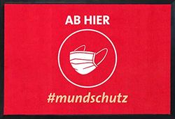 Novus Safety mat, Polyamide, red, quer 60 x 90