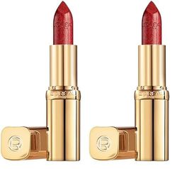 L'Oreal Paris Barra de Labios Color Riche Creme 345 Cristal Cerise (Paquete de 2)