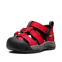 KEEN Newport H2, Sandale Mixte Enfant, RIBBON RED/GARGOYLE, 22