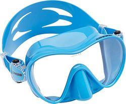 Cressi F1 Mask, Óculos de mergulho monolente, tecnologia Frameless, S