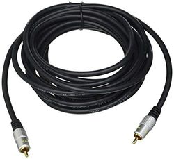 Pro Signal PSG00823 Phono (RCA) Mannelijk naar Mannelijk Lead, 5m, Zwart