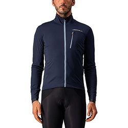 castelli Go, Giacca da Ciclismo Uomo, Blu (Savile Blue), XXL