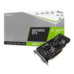 PNY VCG1660T6DFPPB-O tarjeta gráfica NVIDIA GeForce GTX 1660 Ti 6 GB GDDR6