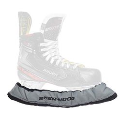 Sherwood Pro Senior Protectores para Cuchillas de Hockey sobre Hielo, Color Plata, tamaño Talla única