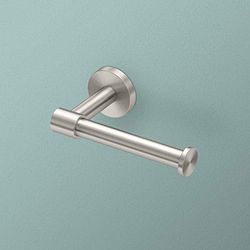 Gatco 4673 Reveal Euro Toilet Paper Holder, Satin Nickel