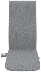 Leitz iComfi 65940085 - Cuscino riscaldante senza fili, durata della batteria 14 ore, 3 livelli di calore, riscaldamento rapido, spegnimento automatico e rivestimento rimovibile, grigio chiaro, 130 x