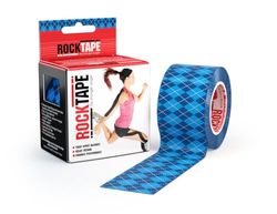 Rocktape RT-TPE0-BA00 Tape Kinesiologico, Argyle Blue, 2"/5cm/5m