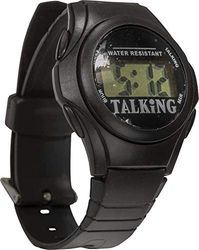 Aidapt Talking Large Digits Waterproof Watch with Loud Clear Easy to Understand Voice, Daily Alarm and Adjustable Strap for Visually Impaired and Blind Users