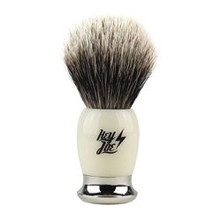 HEY JOE - Premium Shaving Brush TEJÓN | Brocha de afeitar con pelo natural de TEJÓN BLANCO "Dos Bandas"