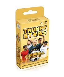 Gomazing Trumpstars Voetbal wereldsterren, 50 kaarten met 50 wereldsterren, cool design, kaartspel voor 2-8 spelers, leeftijd 6+, voetbalkaarten, Duits