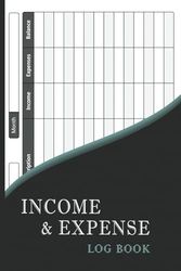 Income & Expense Log Book: Daily Income and Expense Tracker, 6x9”, 120 Pages