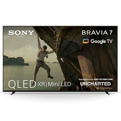 Sony BRAVIA 7 QLED (XR l Mini LED) 65 pollici 4K HDR Google Smart TV | Gaming menu per PlayStation 5, IMAX Enhanced, Dolby Vision Atmos, Chromecast, AirPlay, 120Hz 65XR70