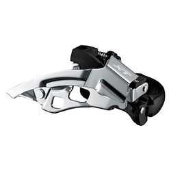 SHIMANO XT T8000 T/S Deragliatore Anteriore, unissexo para adulto, preto/argento, 66-69 dentes