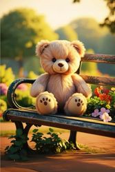 Cozy Bear Journal: Cute Lined Notebook with Adorable Teddy Bear Cover – 120 Pages, 6x9 Inches, Perfect for Writing, Journaling, and Note-Taking