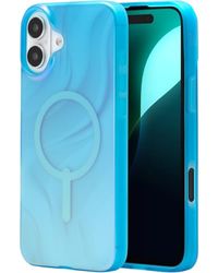 ZAGG Milan Snap Case Rinforzato in Grafene per iPhone 16 Plus [6,7 pollici], MagSafe Compatibile, Anti-Giallo, Design Sottile, Presa Sicura, Fashion-Forward, Shockproof (Deep Aurora)