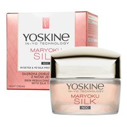 Yoskine Maryoku Silk Night Cream, Rebuilding treatment with silk threads