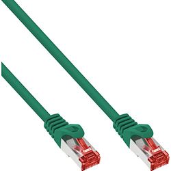 InLine 76105G - Cable de red S/FTP (PiMf), cat. 6, 250 MHz, PVC, CCA, verde, 5 m