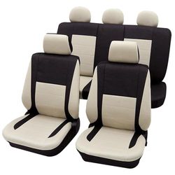 PETEX Housses de siège universelles en Polyester Beige (25274909)