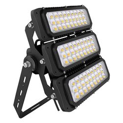 Potente Faro a Led da Esterno e Interno ‘AREA Expert M17B Brennenstuhl’, Faro Led con Protezione IP66 - IK10, Faro Esterno per Illuminazione Ampie Aree di Lavoro, 3 Pannelli (33000lm)