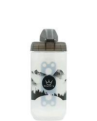Peaty's x Fidlock Lockin magnetyczna butelka na wodę 450 ml i uchwyt rowerowy, akcesoria rowerowe do kolarstwa górskiego i jazdy na rowerze, alternatywa premium dla klatki, Twist & Release - Mountain