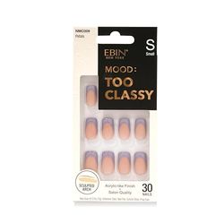 EBIN NEW YORK 3D Nail Mood: Too Classy - Petals (30 Nails Pack)
