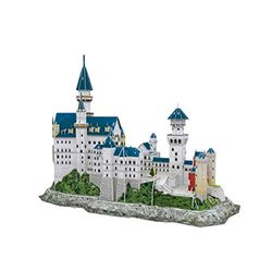 WORLD BRANDS Castello Neuschwanstein, Adulti, Modelli per Equitazione, Puzzle 3D, Regali Divertenti, Cultura, Viaggio da Casa, Multicolore, DS0990H