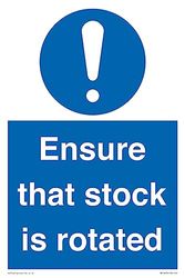 Ensure That Stock Is Rotated Sign Sign - 200x300mm - A4P