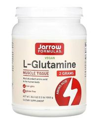 Jarrow Formulas L-Glutamine en Poudre - 1000g - Complément de Récupération Musculaire & Soutien Digestif de Haute Qualité