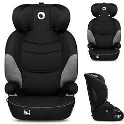 Lionelo Lars i-Size: Autostoeltje voor Kinderen 100-150 cm - Nieuwste R129 Norm, 10-Standen Verstelbare Hoofdsteun, Memory Foam, Schokabsorberend EPE Zitje, Veilige 3-Punts Gordelbevestiging
