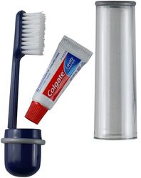 C.A.O. - Set di 10 spazzolini da denti/tubetti, 3,3 ml, diametro 39