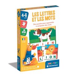 Clementoni Lettres et Les Mots | Contient 16 Puzzles et 1 Guide. | 4 Ans | 52791, Multicolor