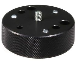 Manfrotto Conversor de parafuso de cabeça de tripé 120 de uma rosca feminina de 3/8 polegadas para uma rosca macho de 1/4 polegadas