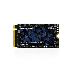 Integral SSD M.2 NVMe 2242 PCIe Gen3 x4 da 2 TB - Velocità di lettura fino a 2400 MB/s, velocità di scrittura fino a 2100 MB/s - Unità a stato solido interna. PC, NUC, compatibile con laptop e tablet